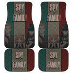 Loid Yor And Anya Forger Spy x Family Car Floor Mats Anime Car Accessories Custom For Fans NA050903