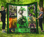 Angry Hulk The Incredible Hulk Premium Quilt Blanket Movie Home Decor Custom For Fans NT042201