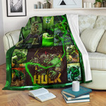 Angry Hulk The Incredible Hulk Fleece Blanket Movie Home Decor Custom For Fans NT042202