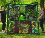 Angry Hulk The Incredible Hulk Premium Quilt Blanket Movie Home Decor Custom For Fans NT042202