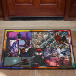 Spider Man Miles Gonzalo Morales Comic Door Mat Movie Home Decor Custom For Fans NT042801