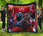 Spider Man Miles Gonzalo Morales Premium Quilt Blanket Movie Home Decor Custom For Fans NT042902