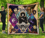 Jimi Hendrix Premium Quilt Blanket Singer Home Decor Custom For Fans NT051001