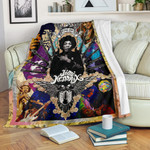 Jimi Hendrix Fleece Blanket Singer Home Decor Custom For Fans NT051001