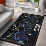Black Spider Man Area Rug Movie Home Decor Custom For Fans NT051101