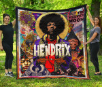 Jimi Hendrix Premium Quilt Blanket Singer Home Decor Custom For Fans NT050901
