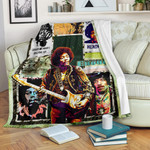 Jimi Hendrix Fleece Blanket Singer Home Decor Custom For Fans NT050602