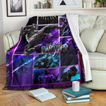 King T'Challa Black Panther Fleece Blanket Movie Home Decor Custom For Fans NT051704