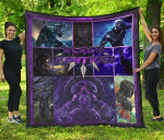 King T'Challa Black Panther Premium Quilt Blanket Movie Home Decor Custom For Fans NT051902