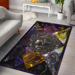 King T'Challa Black Panther Area Rug Movie Home Decor Custom For Fans NT052001