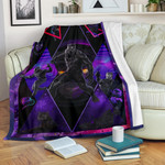 King T'Challa Black Panther Fleece Blanket Movie Home Decor Custom For Fans NT051901