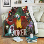 Joker The Clown Fleece Blanket Movie Home Decor Custom For Fans NT051301