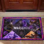 King T'Challa Black Panther Door Mat Movie Home Decor Custom For Fans NT052302