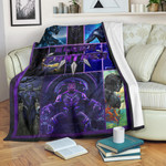 King T'Challa Black Panther Fleece Blanket Movie Home Decor Custom For Fans NT051902