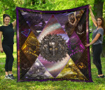 King T'Challa Black Panther Premium Quilt Blanket Movie Home Decor Custom For Fans NT052001