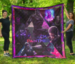 King T'Challa Black Panther Premium Quilt Blanket Movie Home Decor Custom For Fans NT052301