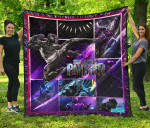 King T'Challa Black Panther Premium Quilt Blanket Movie Home Decor Custom For Fans NT051704