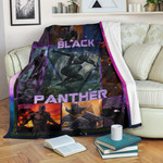 King T'Challa Black Panther Fleece Blanket Movie Home Decor Custom For Fans NT051702