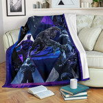 King T'Challa Black Panther Fleece Blanket Movie Home Decor Custom For Fans NT051701
