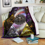 King T'Challa Black Panther Fleece Blanket Movie Home Decor Custom For Fans NT052001