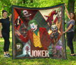 Joker The Clown Premium Quilt Blanket Movie Home Decor Custom For Fans NT051301