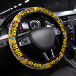 Duff Man The Simpsons Steering Wheel Cover Cartoon Car Accessories Custom For Fans NT053003