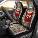 Duff Beer The Simpsons Car Seat Covers Cartoon Car Accessories Custom For Fans NT053002
