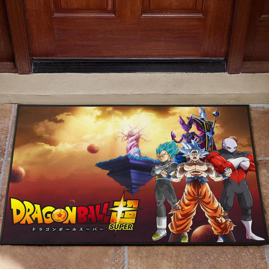 Anime Dragon Ball Home Decor Floor Mat Non-Slip Rubber Indoor Outdoor Doormat