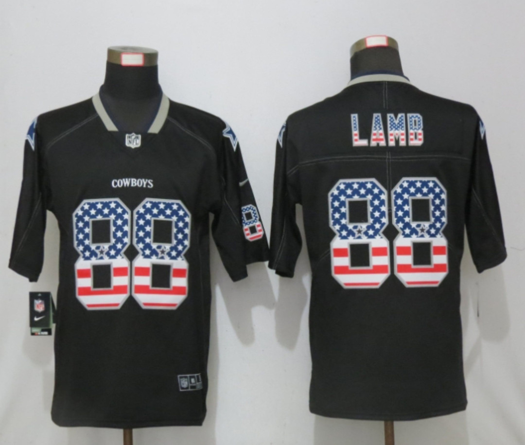 طبقات كافيه Men's Dallas Cowboys #88 CeeDee Lamb Black Camo 2020 Salute To Service Stitched NFL Nike Limited Jersey طبقات كافيه