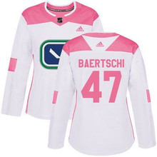 كمامة اطفال Adidas Vancouver Canucks #47 Sven Baertschi White Pink Fashion ... كمامة اطفال