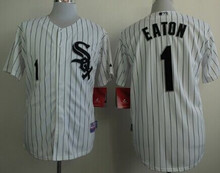 اسعار لاب توب ديل Chicago White Sox #1 Adam Eaton White With Black Pinstripe Jersey ... اسعار لاب توب ديل