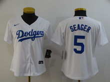 سعر تنظيف الاذن في المستشفى Women's Los Angeles Dodgers #5 Corey Seager White Stitched MLB ... سعر تنظيف الاذن في المستشفى