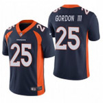 Men's Navy Denver Broncos #25 Melvin Gordon Iii Vapor Untouchable Limited Stitched Jersey Nfl