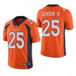 Men's Orange Denver Broncos #25 Melvin Gordon Iii Vapor Untouchable Limited Stitched Jersey Nfl