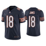 Men's Navy Chicago Bears #18 Jesse James Vapor Untouchable Limited Stitched Jersey Nfl
