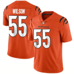 Men's Orange Cincinnati Bengals #55 Logan Wilson 2021 New Vapor Untouchable Limited Stitched Jersey Nfl