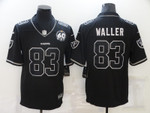 Men's Las Vegas Raiders #83 Darren Waller Black Shadow 2021 Vapor Untouchable Stitched Nike Limited Jersey Nfl