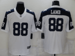 Men's Dallas Cowboys #88 Ceedee Lamb White Thanksgiving 2020 New Vapor Untouchable Stitched Nfl Nike Limited Jersey Nfl