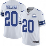 Nike Cowboys 20 Tony Pollard White Men Stitched With Established In 1960 Patch Nfl Vapor Untouchable Limited Nike Jersey Nfl