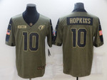 Men's Arizona Cardinals #10 Deandre Hopkins Nike Olive 2021 Salute To Service Limited Player Jersey Nfl