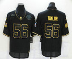 Men's New York Giants #56 Lawrence Taylor Black Gold 2020 Salute To Service Stitched Nfl Nike Limited Jersey Nfl