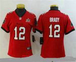 Women's Tampa Bay Buccaneers #12 Tom Brady Red 2021 Super Bowl Lv Vapor Untouchable Stitched Nike Limited Nfl Jersey Nfl