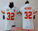 Youth Kansas City Chiefs #32 Tyrann Mathieu White 2021 Super Bowl Lv Vapor Untouchable Stitched Nike Limited Nfl Jersey Nfl