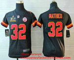 Youth Kansas City Chiefs #32 Tyrann Mathieu Black 2021 Super Bowl Lv Vapor Untouchable Stitched Nike Limited Nfl Jersey Nfl