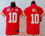 Youth Kansas City Chiefs #10 Tyreek Hill Red 2021 Super Bowl Lv Vapor Untouchable Stitched Nike Limited Nfl Jersey Nfl
