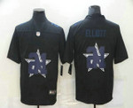 Men's Dallas Cowboys #21 Ezekiel Elliott Black 2020 Shadow Logo Vapor Untouchable Stitched Nfl Nike Limited Jersey Nfl