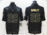 Men's New York Giants #26 Saquon Barkley Black 2020 Salute To Service Stitched Nfl Nike Limited Jersey Nfl