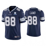 Men's Dallas Cowboys #88 Ceedee Lamb 60Th Anniversary Navy Vapor Untouchable Stitched Nfl Nike Limited Jersey Nfl