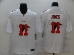 Men's Atlanta Falcons #11 Julio Jones White 2020 Shadow Logo Vapor Untouchable Stitched Nfl Nike Limited Jersey Nfl