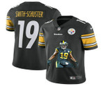 Men's Pittsburgh Steelers #19 Juju Smith-Schuster Black Player Portrait Edition 2020 Vapor Untouchable Stitched Nfl Nike Limited Jerseys Nfl